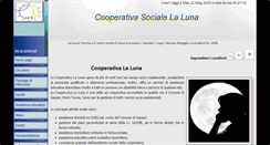 Desktop Screenshot of cooperativalaluna.it