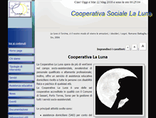 Tablet Screenshot of cooperativalaluna.it